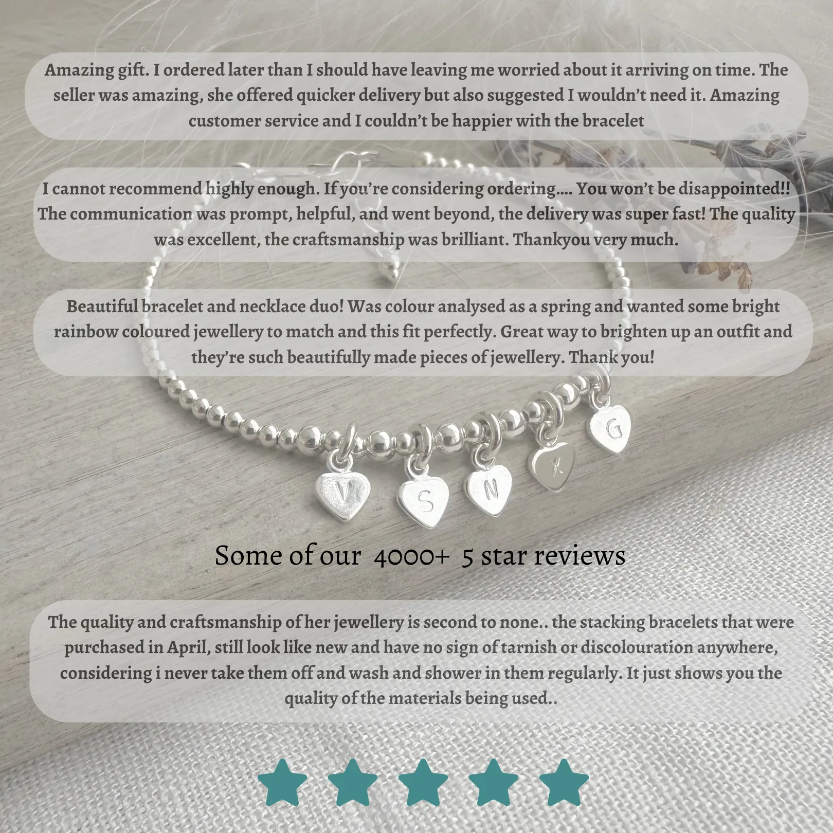A Dainty June Birthstone Moonstone Bracelet Set, June Stacking Bracelets for Women in Sterling Silver