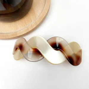 Belle & Tress Rivage Classic Barrette, Woven