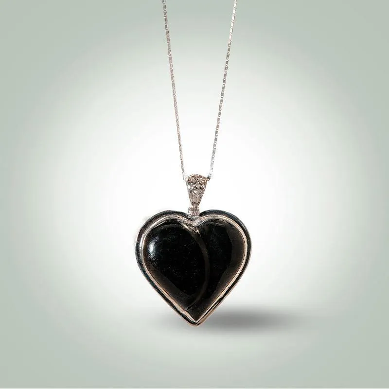 Black Heart Necklace