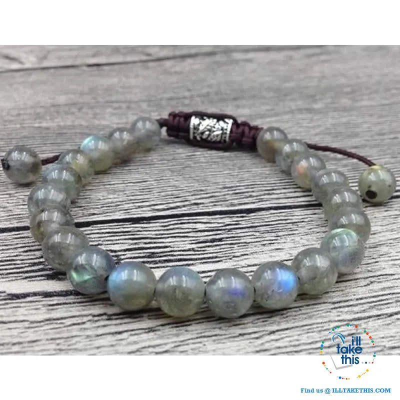 Calming, Wellbeing and Healing Bracelets with Bronzite, Moonstone, Jasper or Labrotore Stones