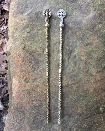 Celtic Cross Hair Pin