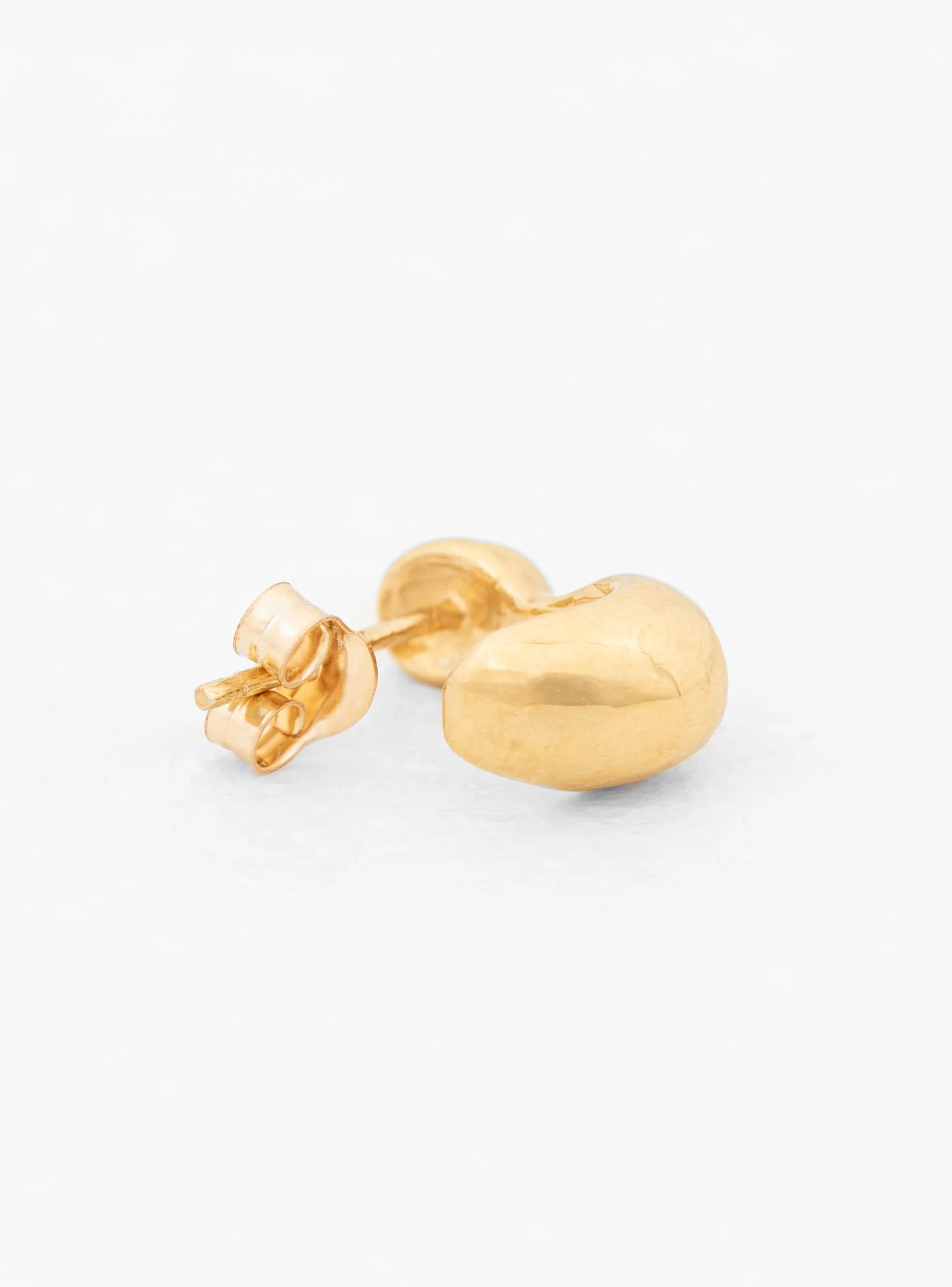 Chamelle Topaz & Garnet Gem 14K Gold-Plated Stud Earring