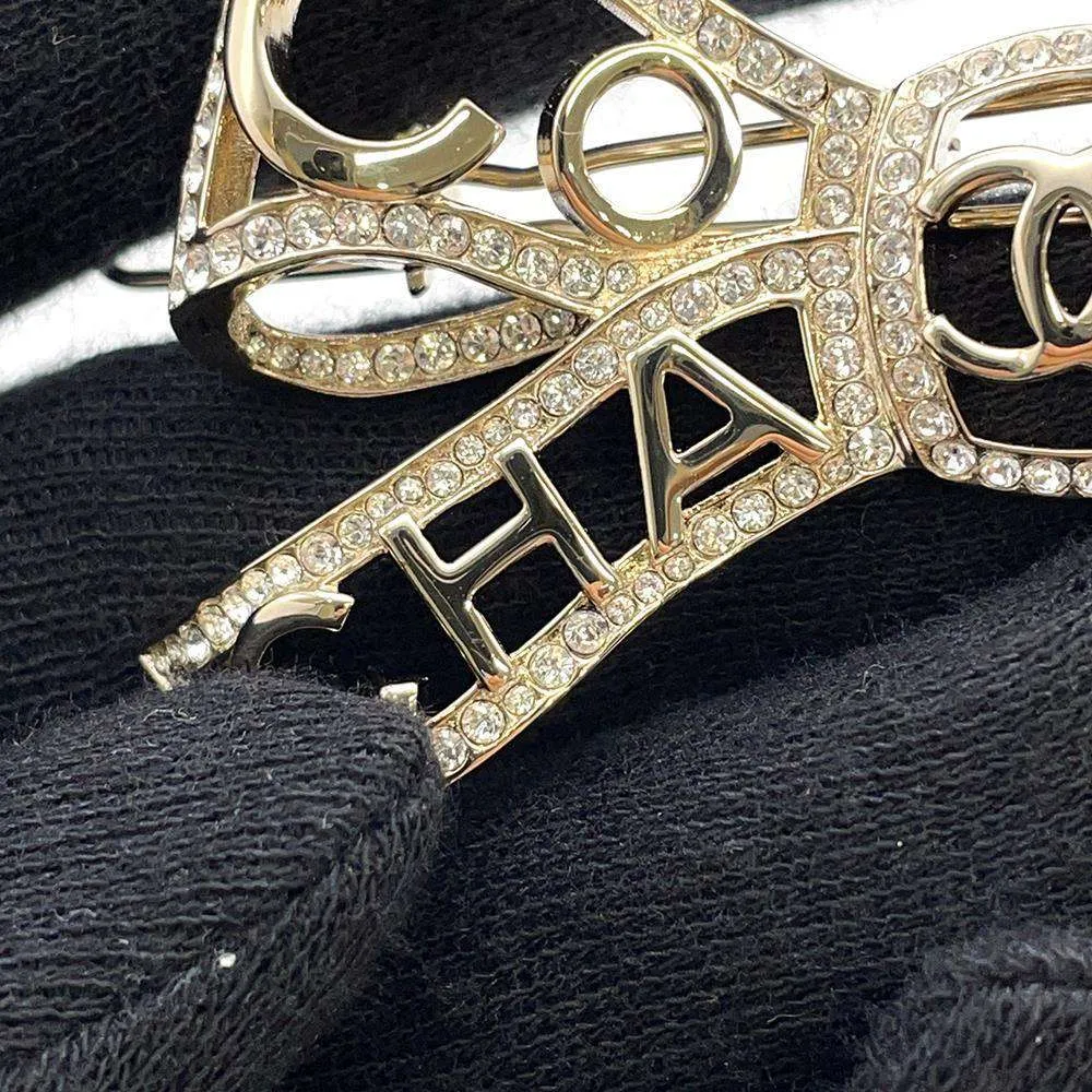 CHANEL Coco CHANEL Barrette Metal Rhinestone