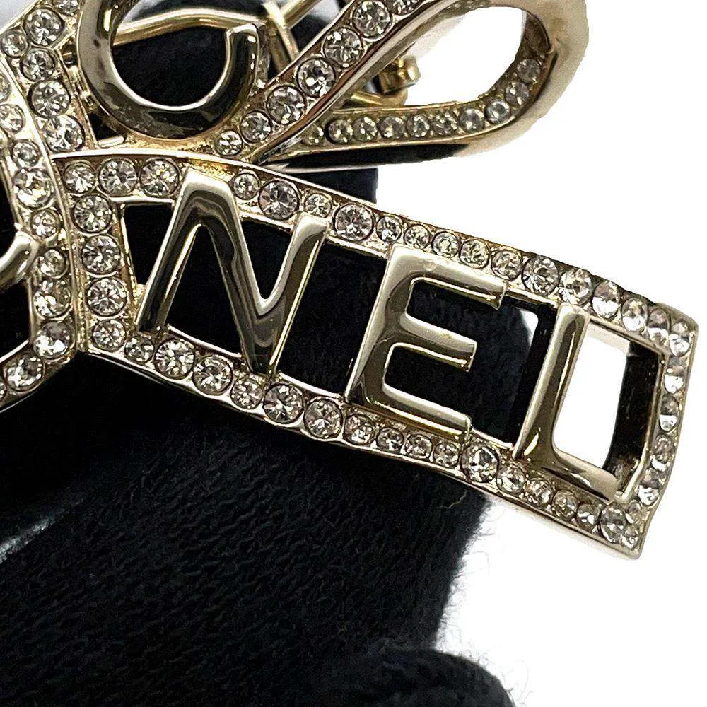 CHANEL Coco CHANEL Barrette Metal Rhinestone