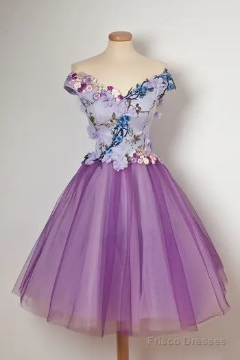 Charming Sexy Sleeveless Tulle Short Homecoming Dress