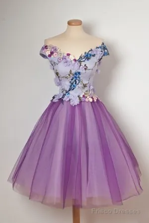 Charming Sexy Sleeveless Tulle Short Homecoming Dress