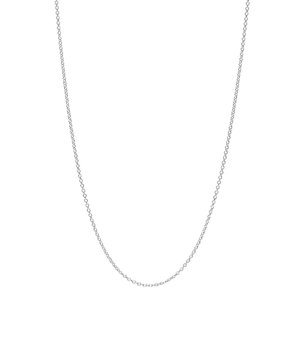 Classic Flat Oval Link Chain Sterling Silver or Gold Plated