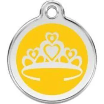 Crown Pet ID Tag