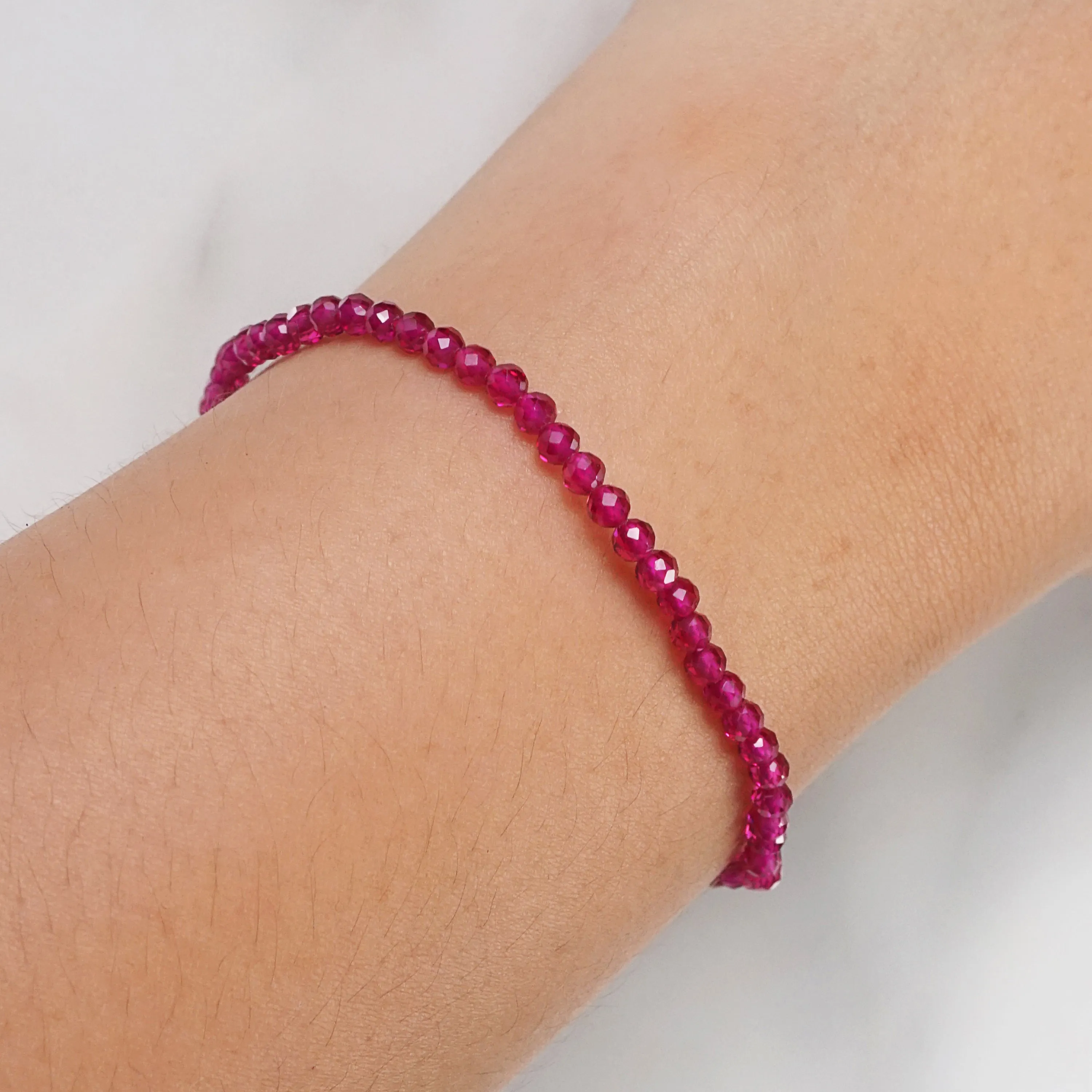 Gem-Grade Ruby Faceted 3mm