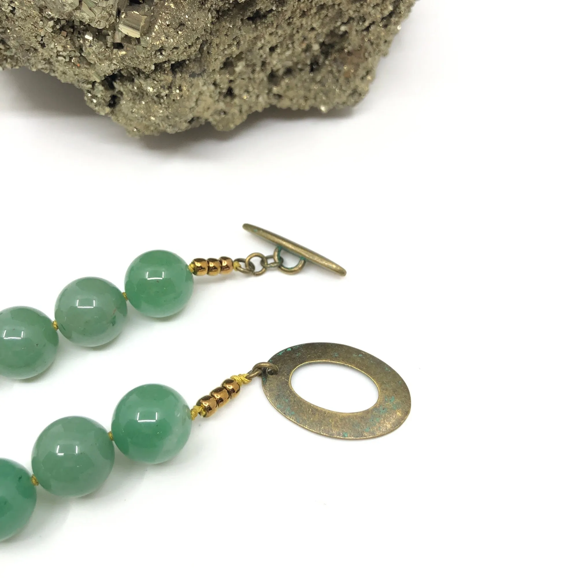 Green with Jade Necklace