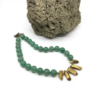 Green with Jade Necklace