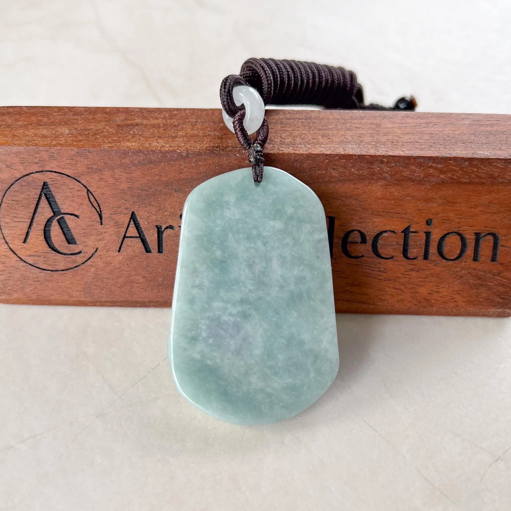 Jadeite Jade Guan Yin Avalokiteshvara Thousand Hands with Dragon Hand Carved Pendant Necklace, 千手观音, BGC-0522-0038265