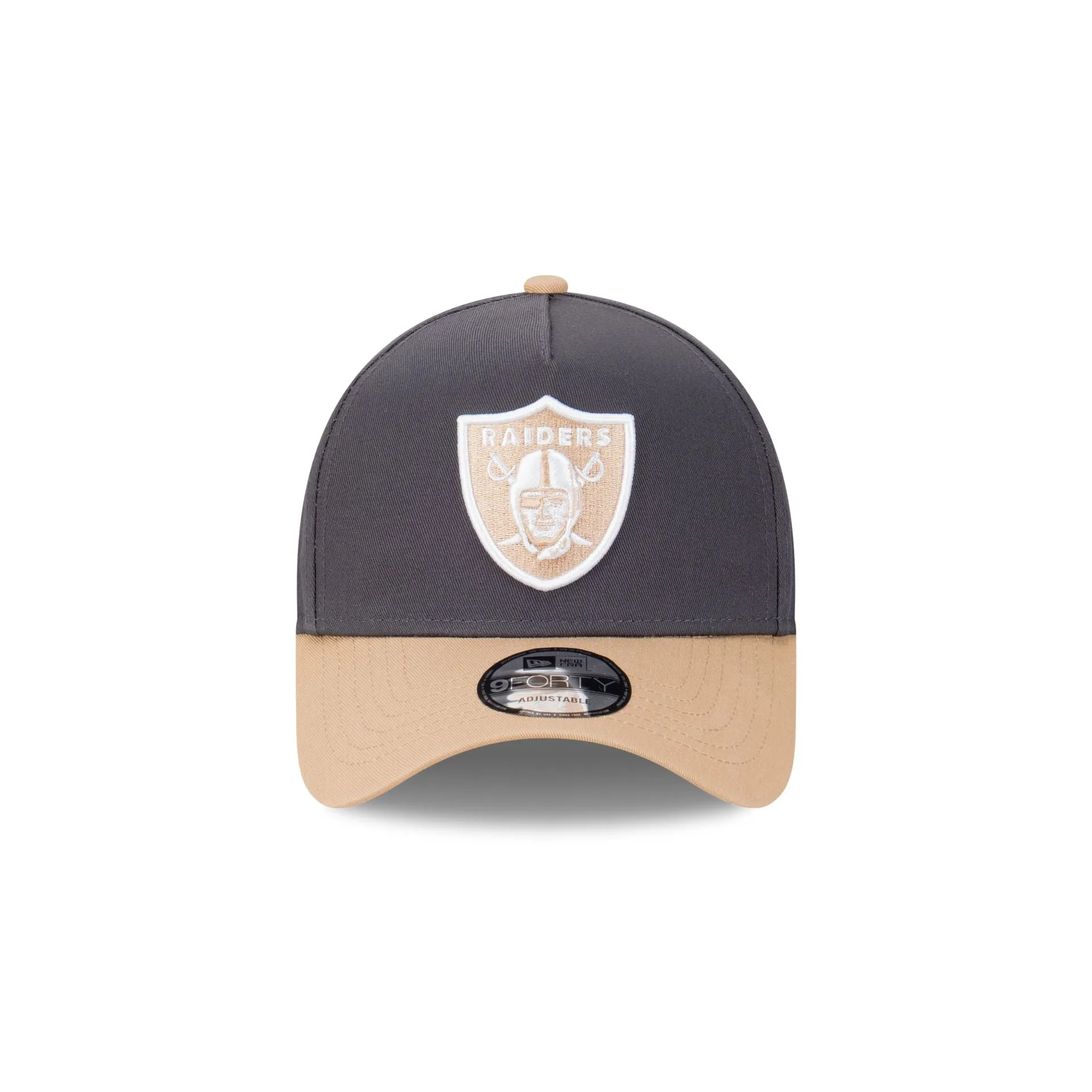 Las Vegas Raiders Midnight Desert 9FORTY A-Frame Snapback