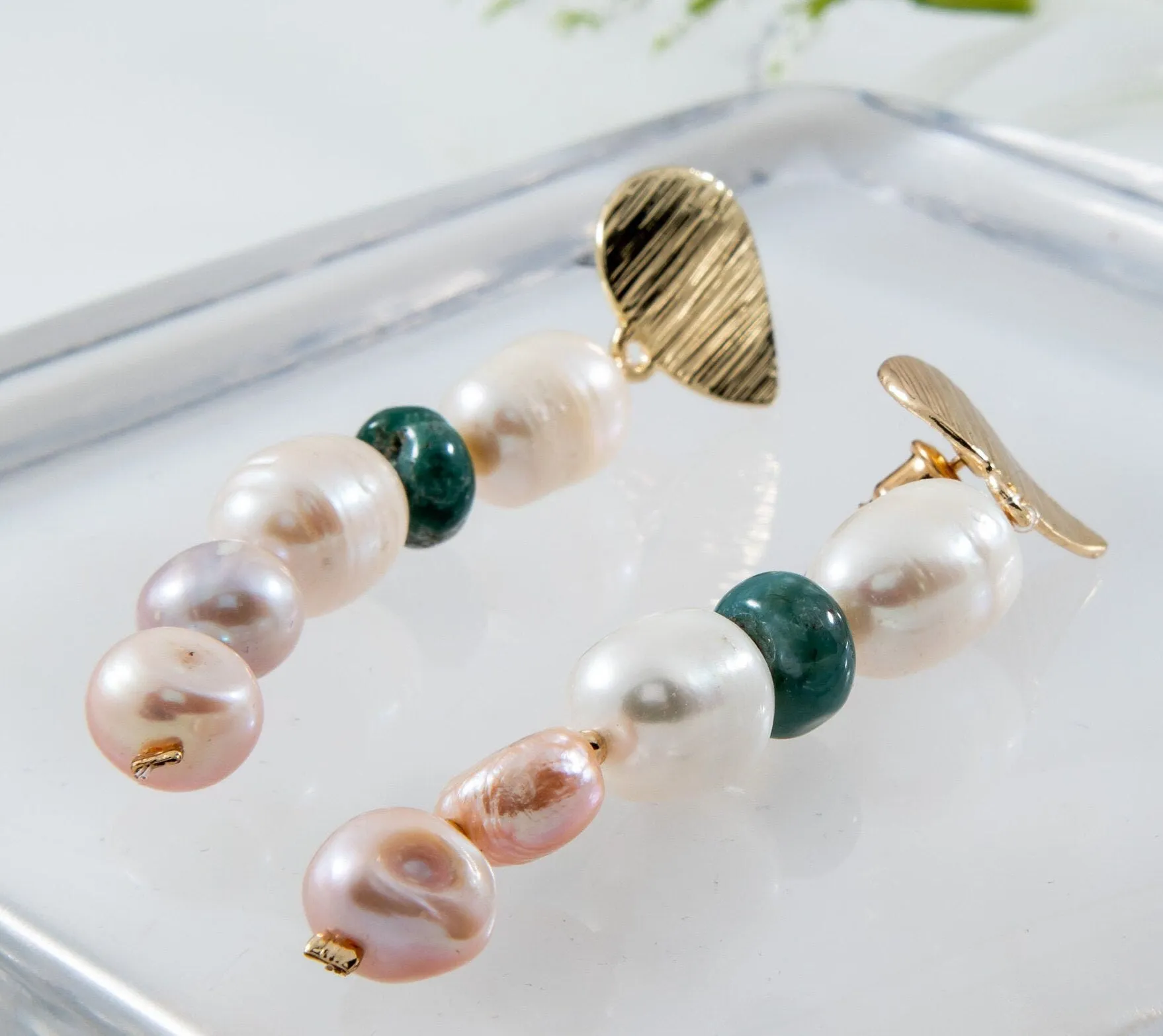 Pearl Earrings Long