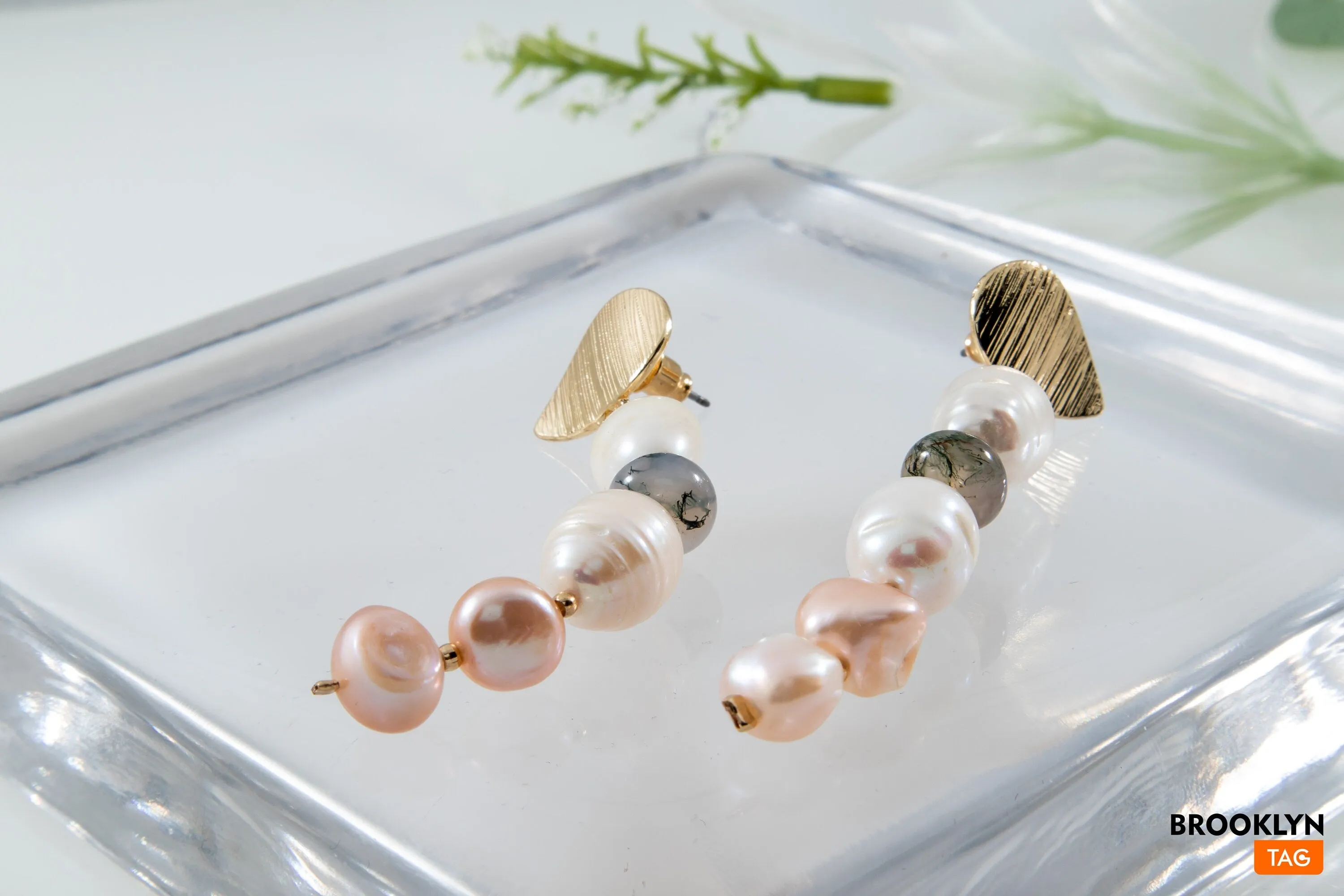 Pearl Earrings Long
