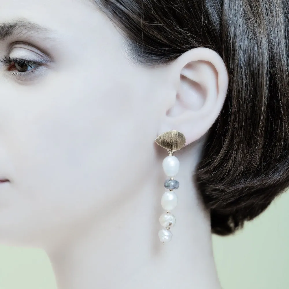 Pearl Earrings Long