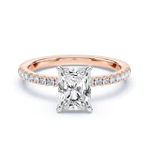 Radiant Cut Allover Pave Ring