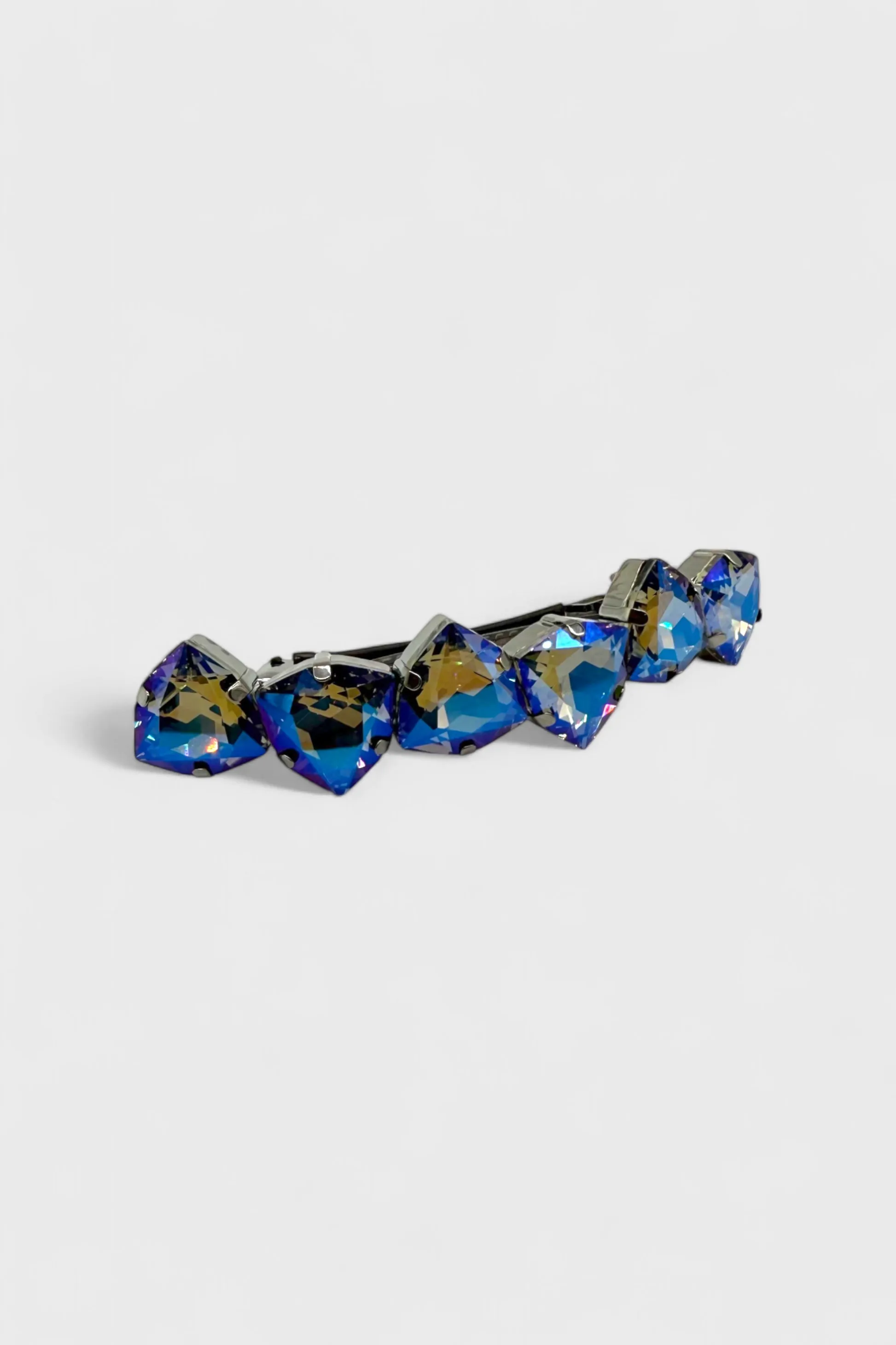 Radiant Large Hairclip Vermillion