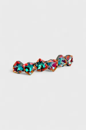 Radiant Large Hairclip Vermillion