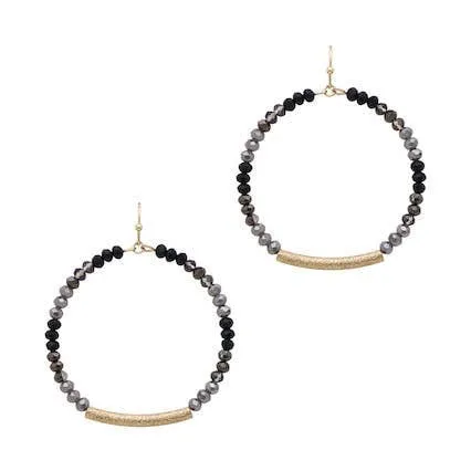Sevon Black Earrings