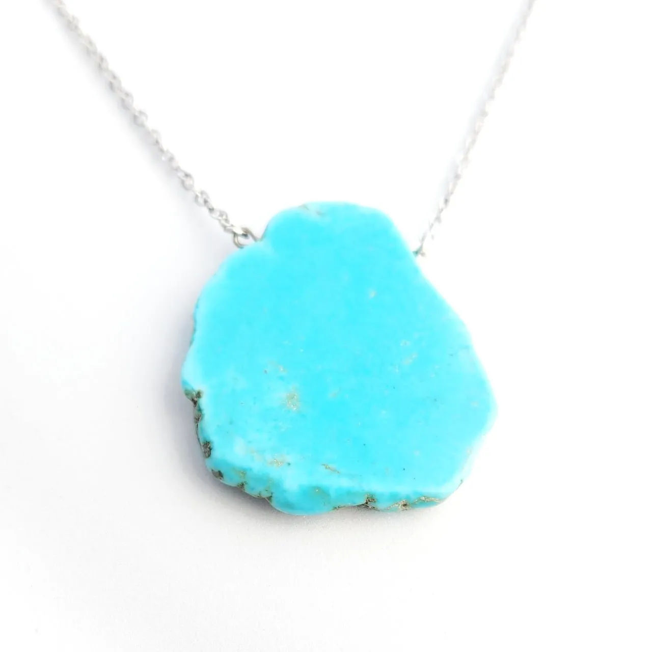 Turquoise Slab Necklace